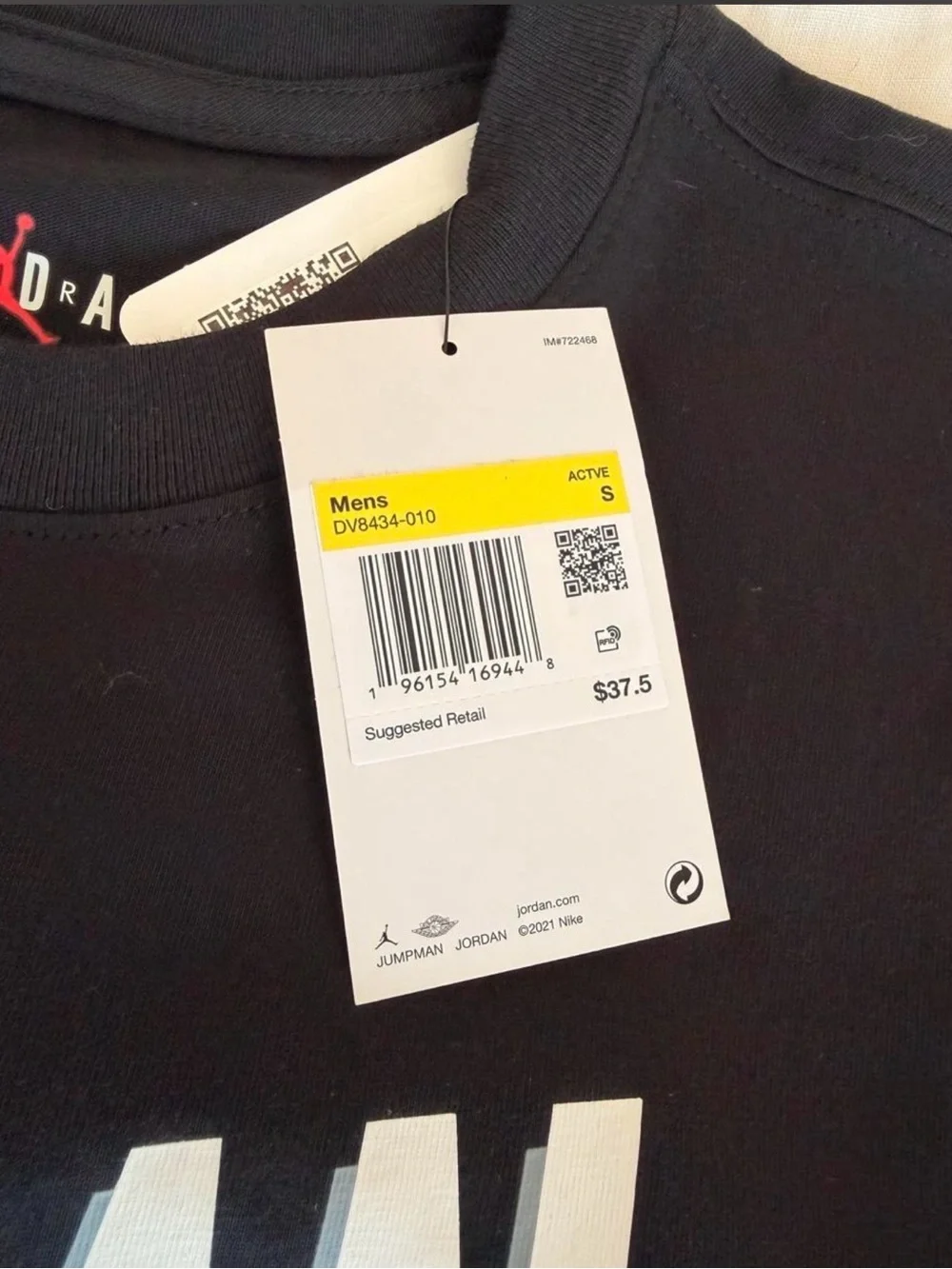 Jordan Wheaties Graphic Tee Mens S - Black